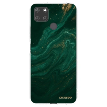 Picasee Realme C21Y Hülle - Transparentes Silikon - Green
