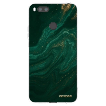 Picasee Xiaomi Redmi A1 Hülle - Transparentes Silikon - Green