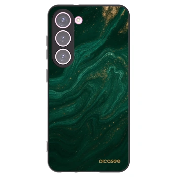 Picasee Samsung Galaxy S23 5G Hülle - Schwarzes Silikon - Green