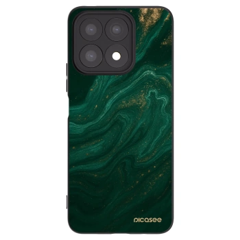 Picasee Honor X8a Hülle - Schwarzes Silikon - Green