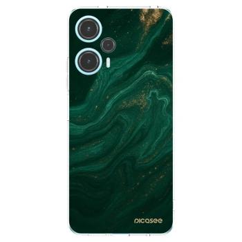 Picasee Xiaomi Poco F5 Hülle - Transparentes Silikon - Green