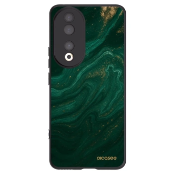 Picasee Honor 90 5G Hülle - Schwarzes Silikon - Green
