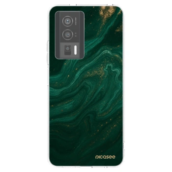 Picasee Xiaomi Poco F5 Pro 5G Hülle - Transparentes Silikon - Green