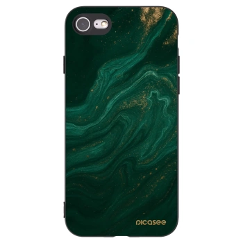 Picasee Apple iPhone 7 Hülle - Schwarzes Silikon - Green