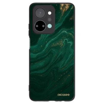 Picasee Honor X7a Hülle - Schwarzes Silikon - Green