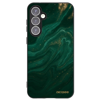 Picasee Samsung Galaxy S23 FE S711B Hülle - Schwarzes Silikon - Green