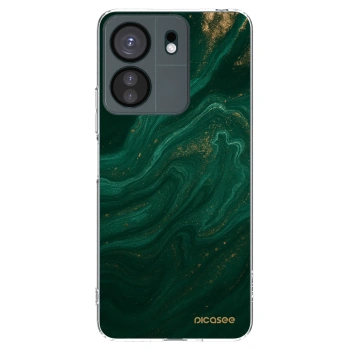 Picasee Xiaomi Redmi 13C 4G Hülle - Transparentes Silikon - Green