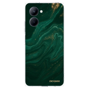 Picasee Realme C33 (2023) Hülle - Transparentes Silikon - Green