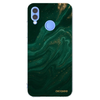 Picasee Honor 10 Lite Hülle - Transparentes Silikon - Green