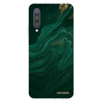 Picasee Xiaomi Mi 9 Hülle - Transparentes Silikon - Green