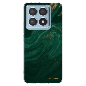 Picasee Xiaomi 14T Pro Hülle - Transparentes Silikon - Green
