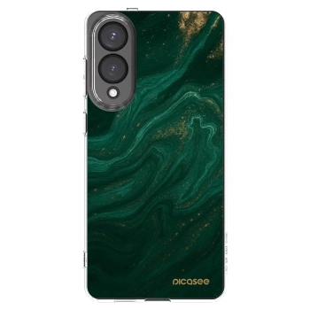 Picasee Samsung Galaxy S25 Edge 5G Hülle - Transparentes Silikon - Green