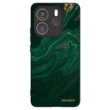 Picasee Xiaomi Redmi Note 14 4G Hülle - Schwarzes Silikon - Green