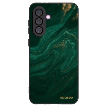 Picasee Samsung Galaxy A36 5G Hülle - Schwarzes Silikon - Green