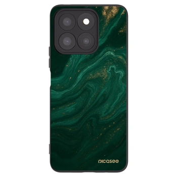 Picasee Honor X8c Hülle - Schwarzes Silikon - Green