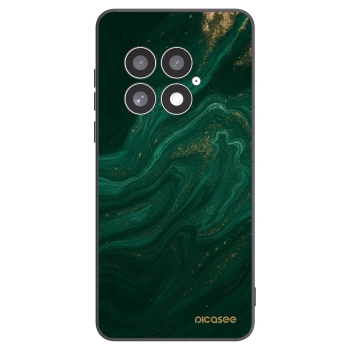 Picasee OnePlus 13 5G Hülle - Schwarzes Silikon - Green