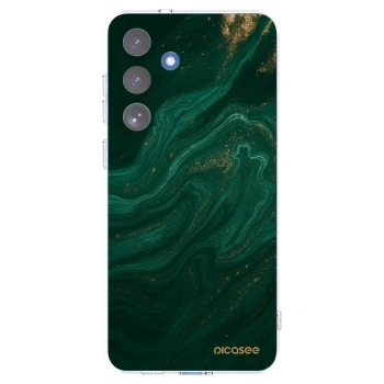 Picasee Samsung Galaxy S25 FE 5G Hülle - Transparentes Silikon - Green