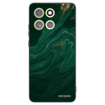 Picasee Motorola Moto G86 Power 5G Hülle - Schwarzes Silikon - Green