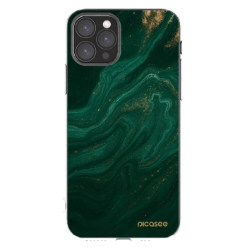 Picasee Apple iPhone 11 Pro Hülle - Transparentes Silikon - Green