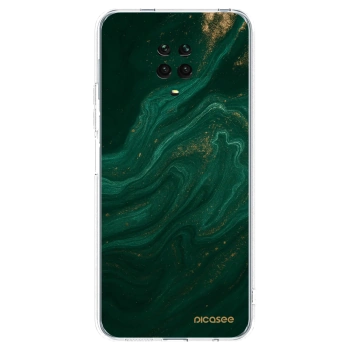 Picasee Xiaomi Redmi Note 9 Pro Hülle - Transparentes Silikon - Green