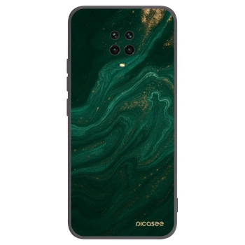 Picasee Xiaomi Redmi Note 9 Pro Hülle - Schwarzes Silikon - Green