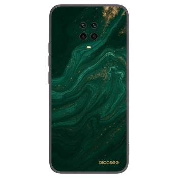 Picasee Xiaomi Redmi Note 9S Hülle - Schwarzes Silikon - Green