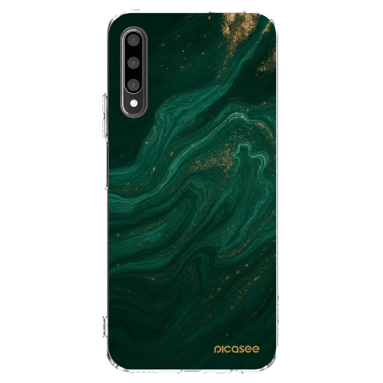 Picasee Honor 9X Pro Hülle - Transparentes Silikon - Green
