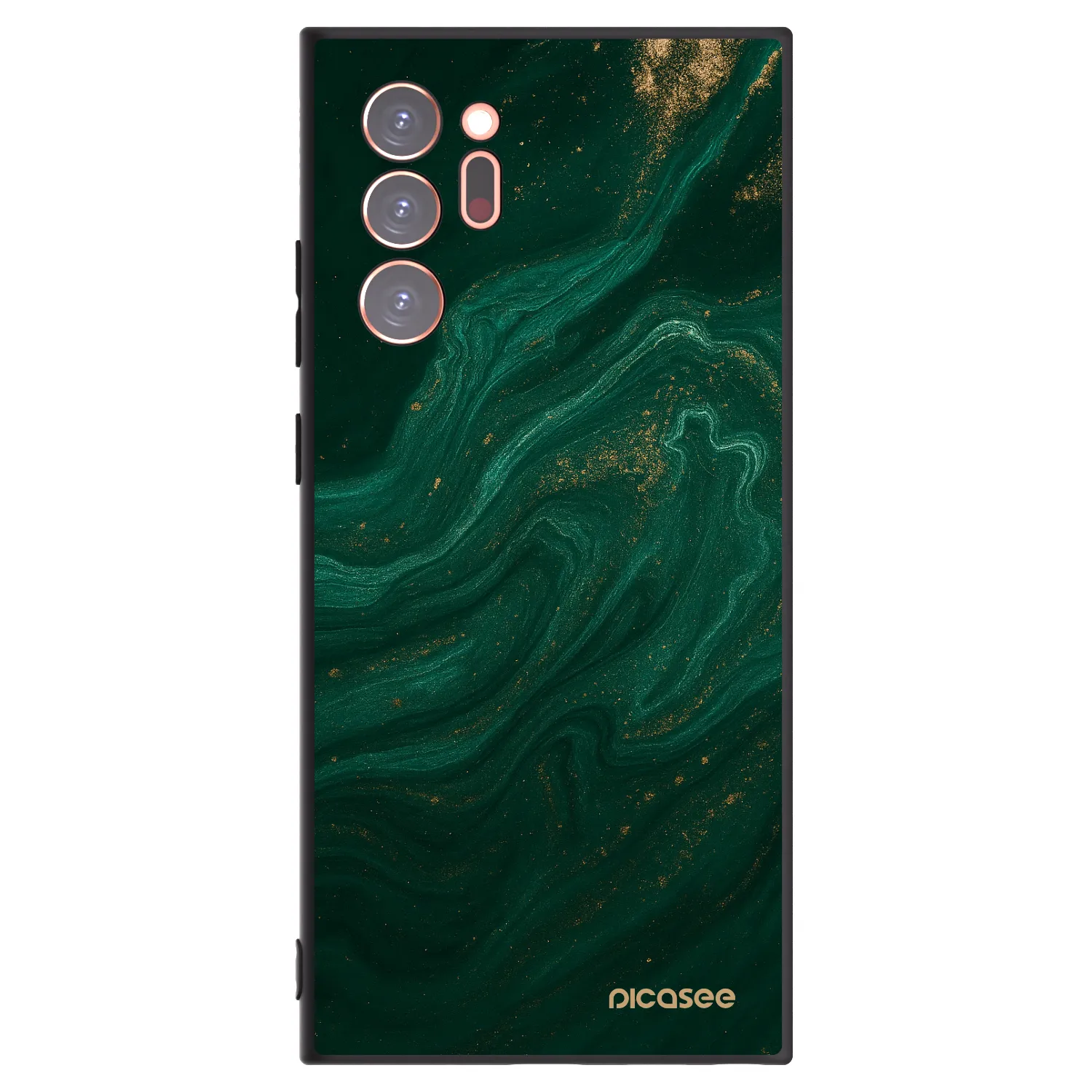 Picasee Samsung Galaxy Note 20 Ultra Hülle - Schwarzes Silikon - Green