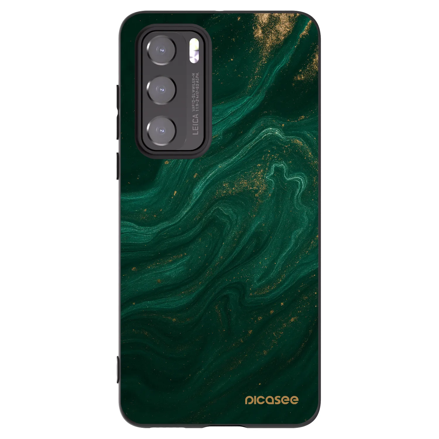 Picasee Huawei P40 Hülle - Schwarzes Silikon - Green