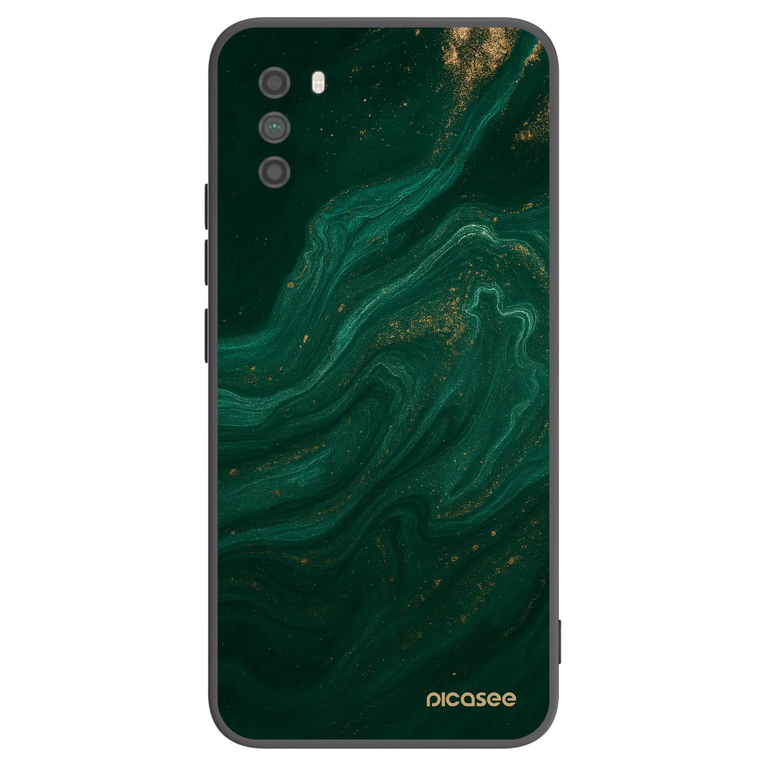 Picasee Xiaomi Poco M3 Hülle - Schwarzes Silikon - Green