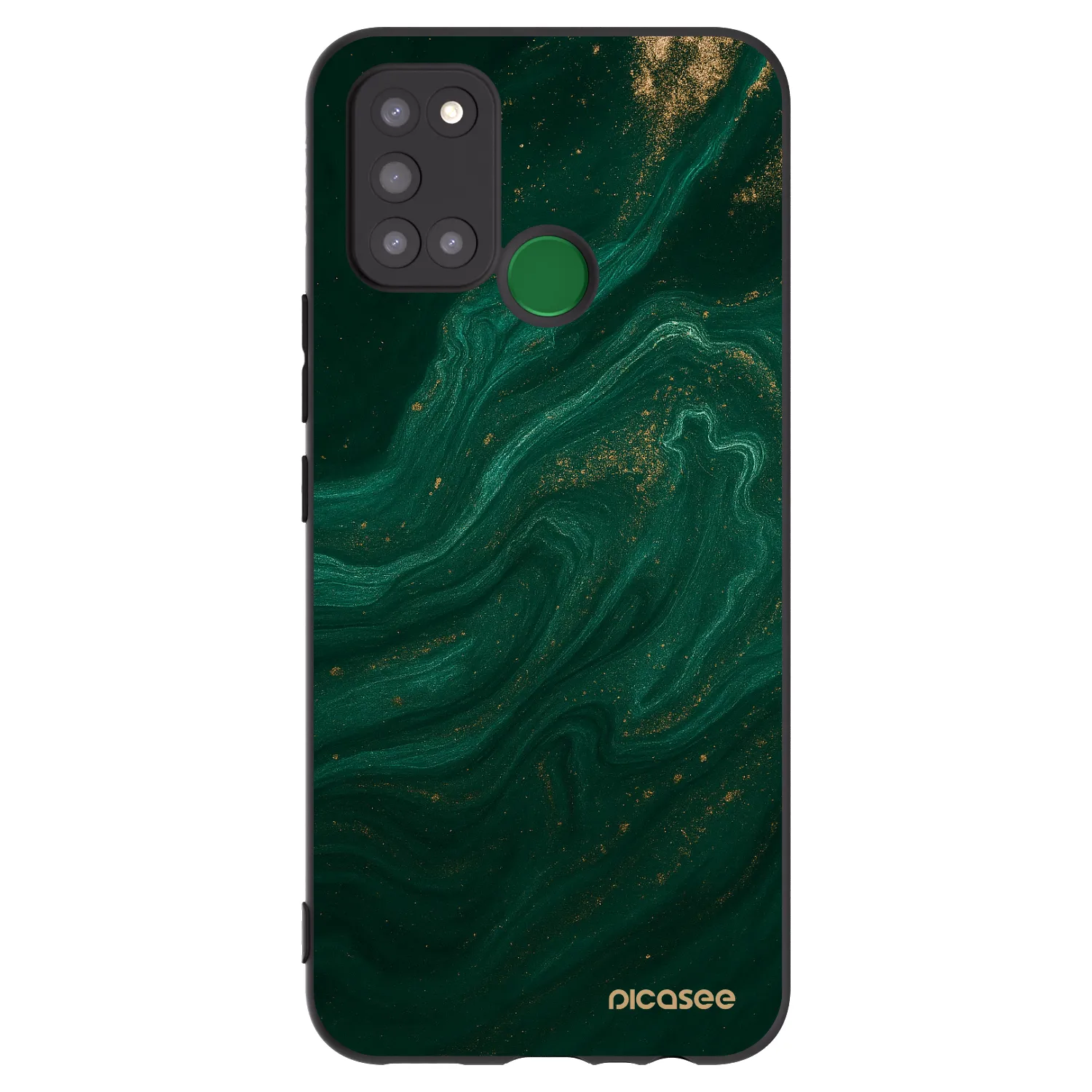 Picasee Realme 7i Hülle - Schwarzes Silikon - Green