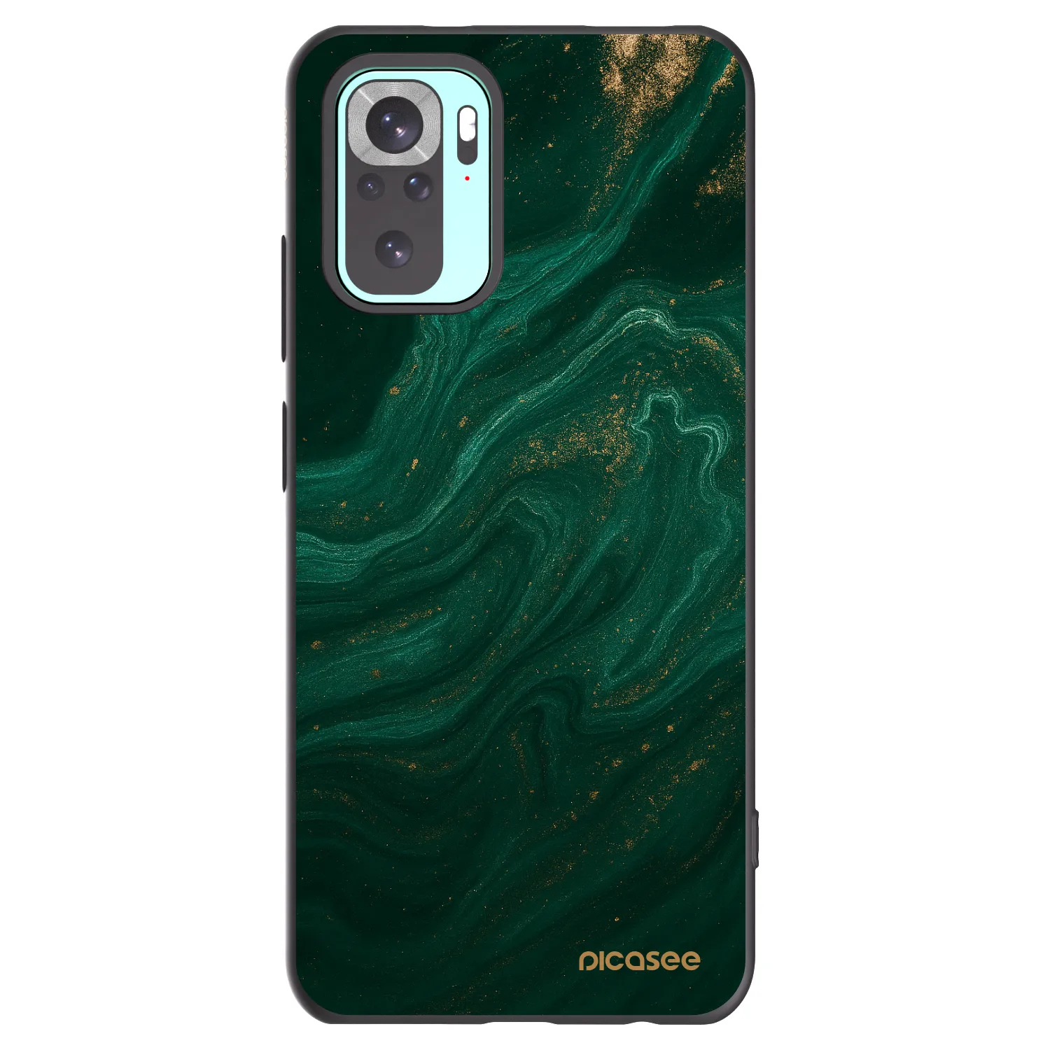 Picasee Xiaomi Redmi Note 10 Pro Hülle - Schwarzes Silikon - Green