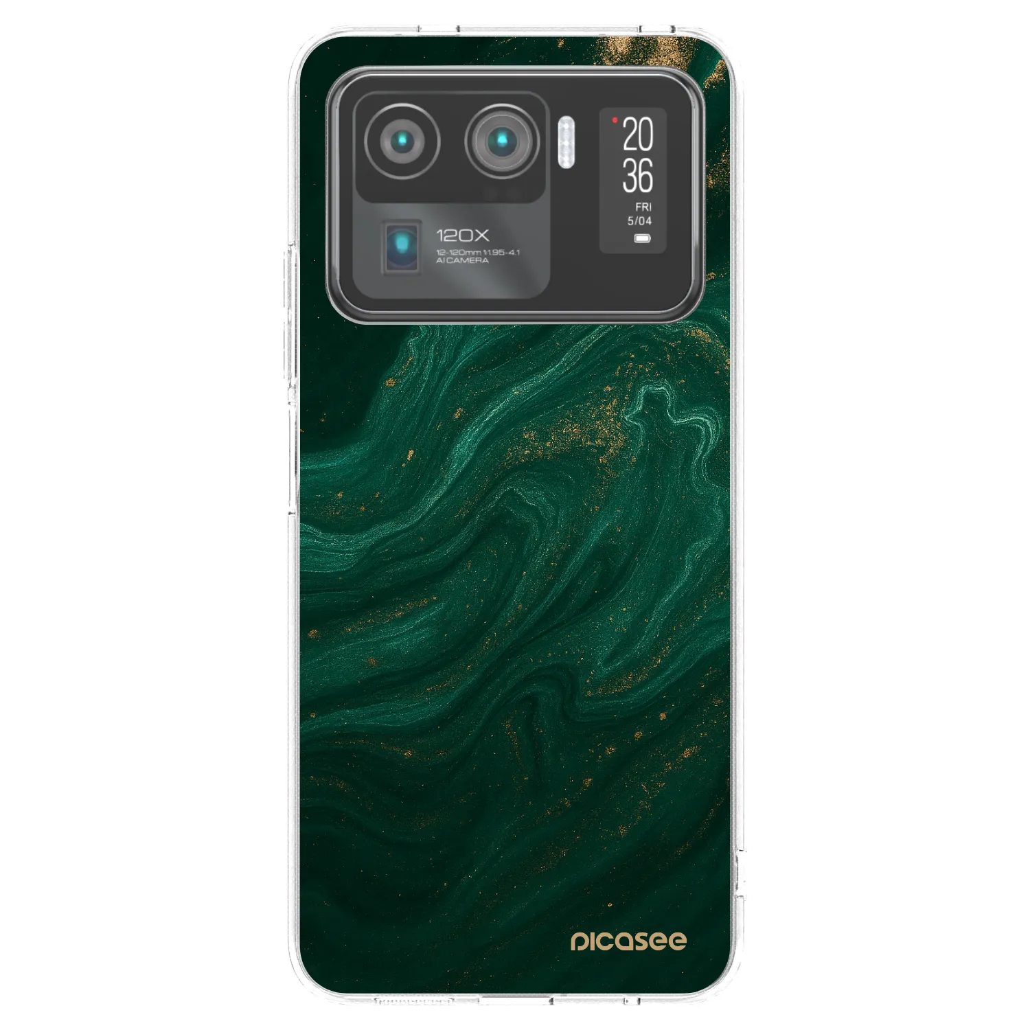 Picasee Xiaomi Mi 11 Ultra Hülle - Transparentes Silikon - Green