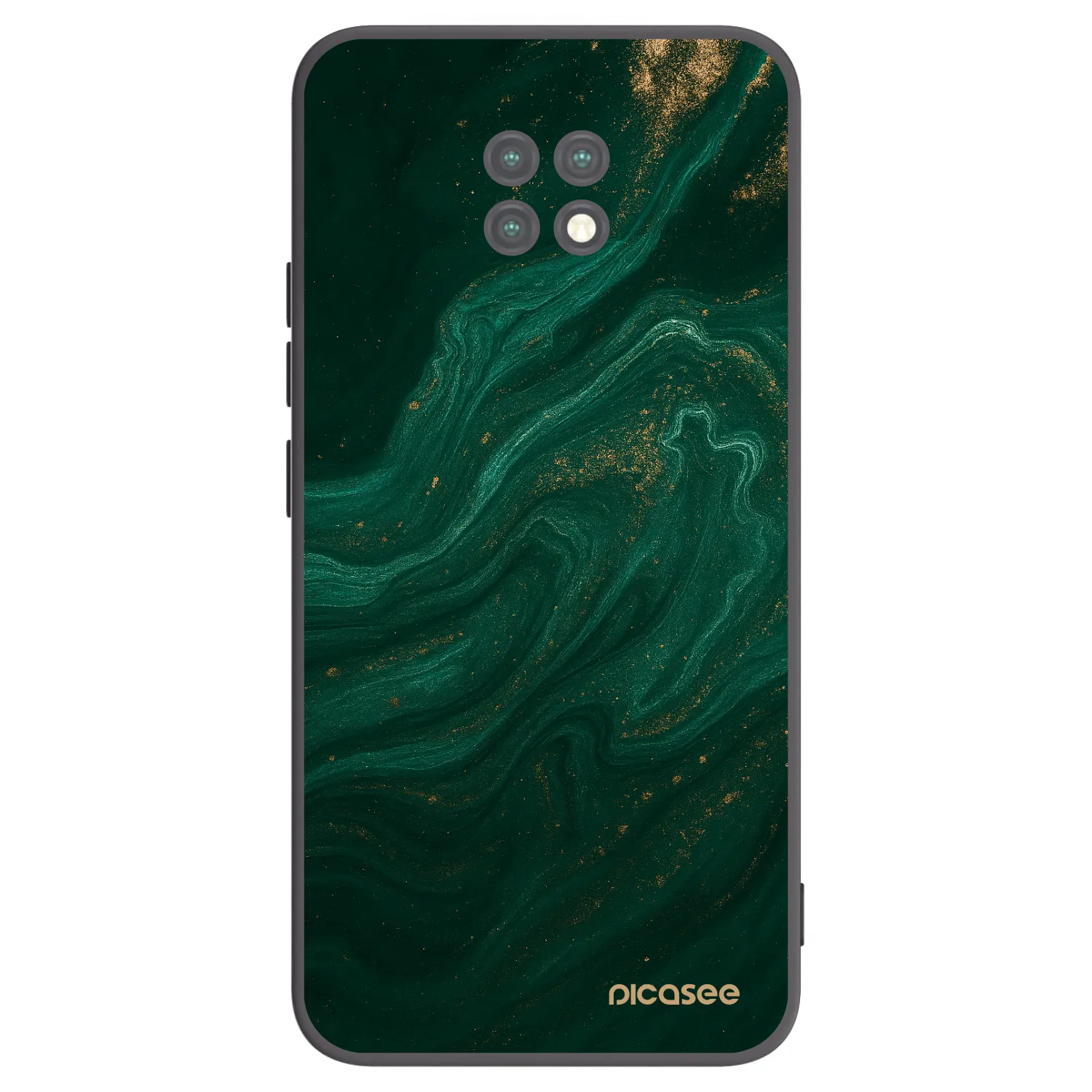 Picasee Xiaomi Redmi Note 9T Hülle - Schwarzes Silikon - Green