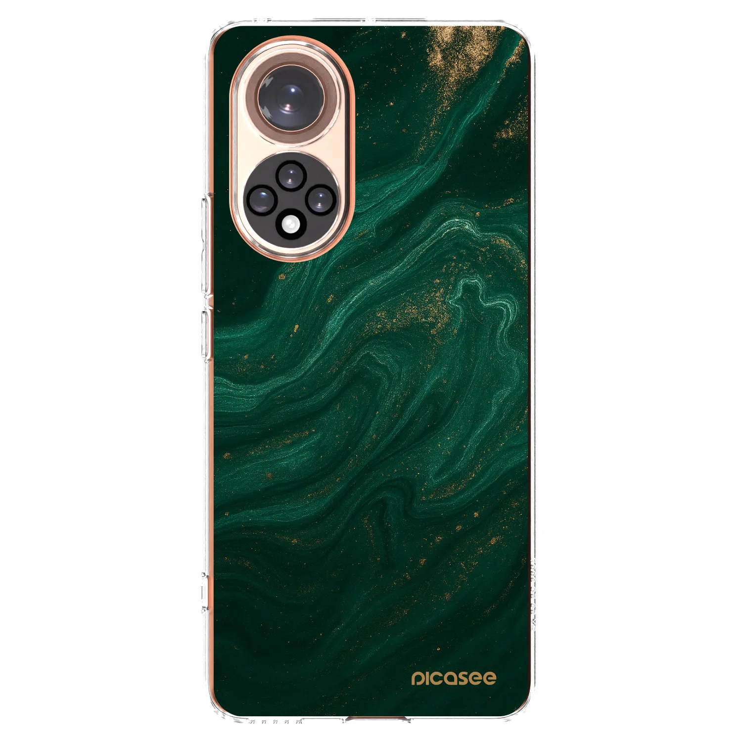Picasee Honor 50 5G Hülle - Transparentes Silikon - Green