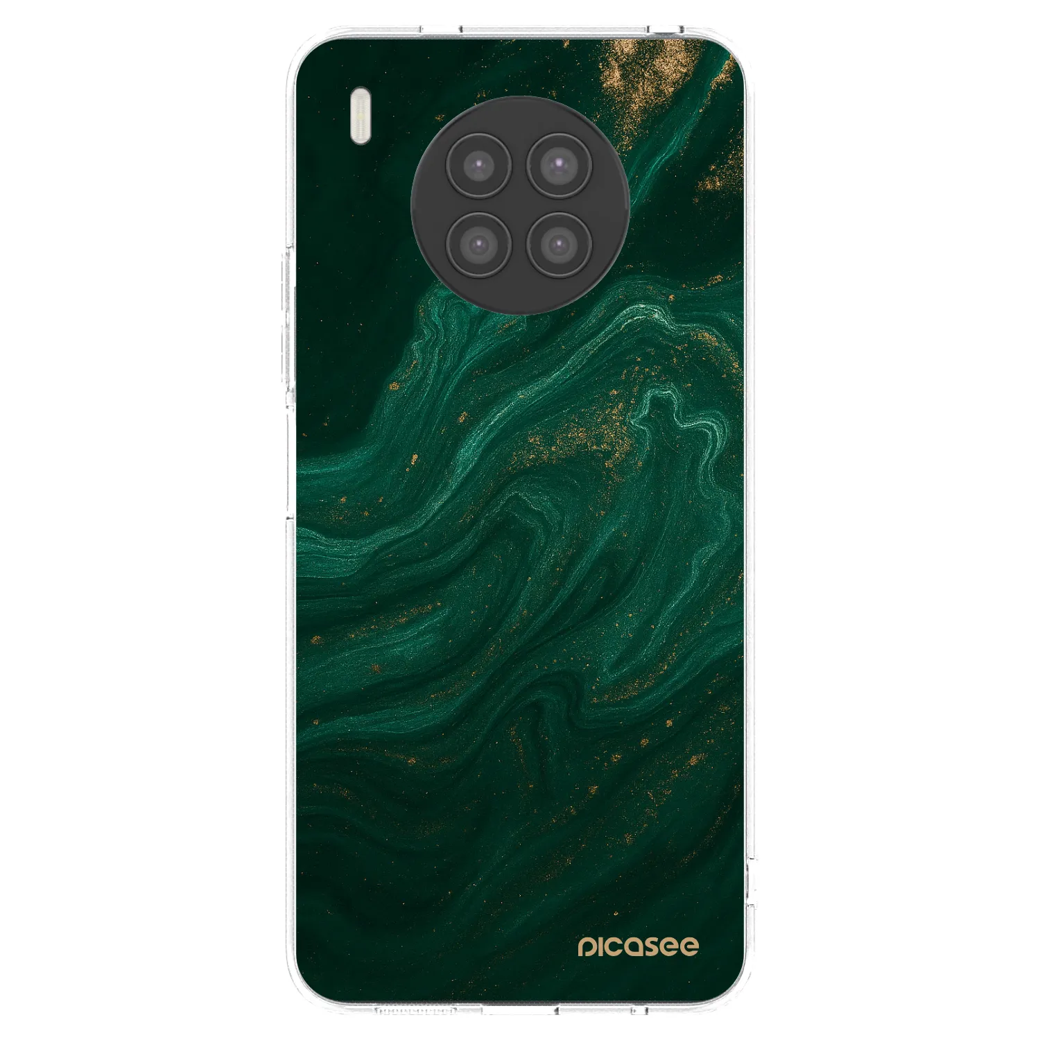 Picasee Huawei Nova 8i Hülle - Transparentes Silikon - Green