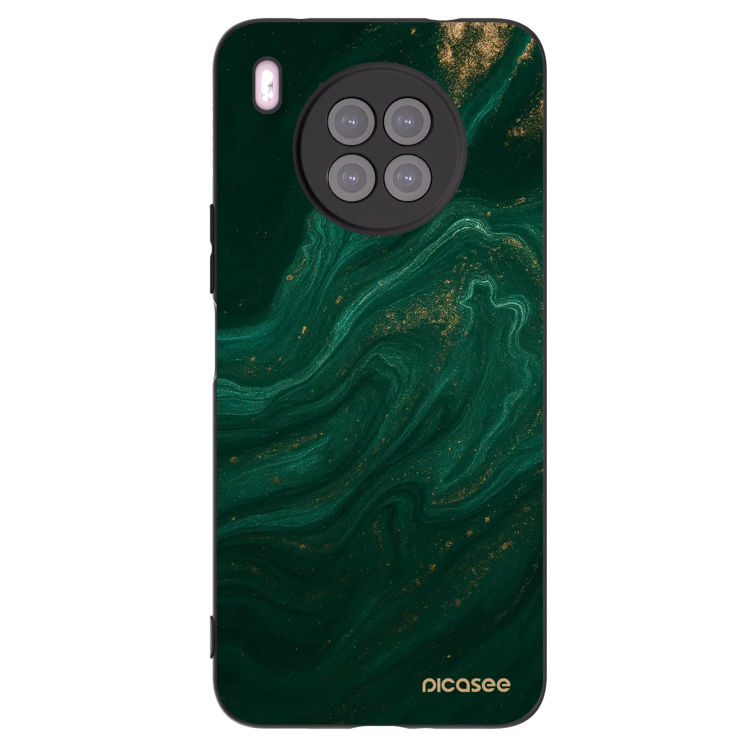 Picasee Huawei Nova 8i Hülle - Schwarzes Silikon - Green