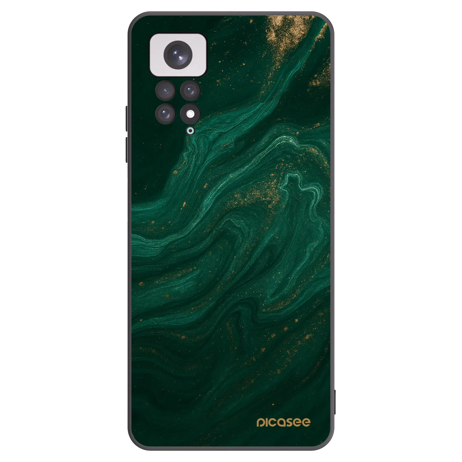 Picasee Xiaomi Redmi Note 11 Hülle - Schwarzes Silikon - Green