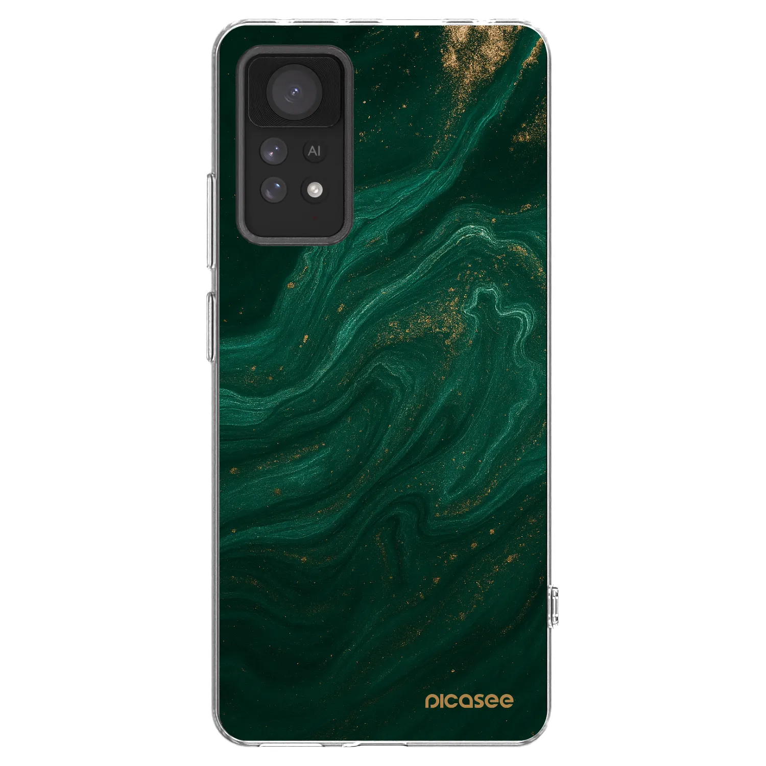 Picasee Xiaomi Redmi Note 11 Pro Hülle - Transparentes Silikon - Green