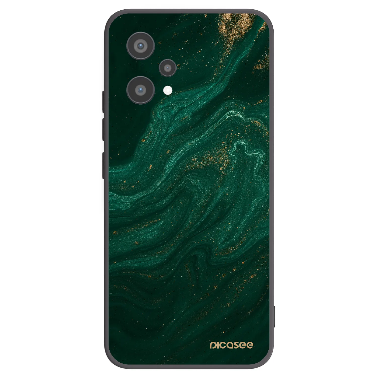 Picasee Realme 9 Pro 5G Hülle - Schwarzes Silikon - Green