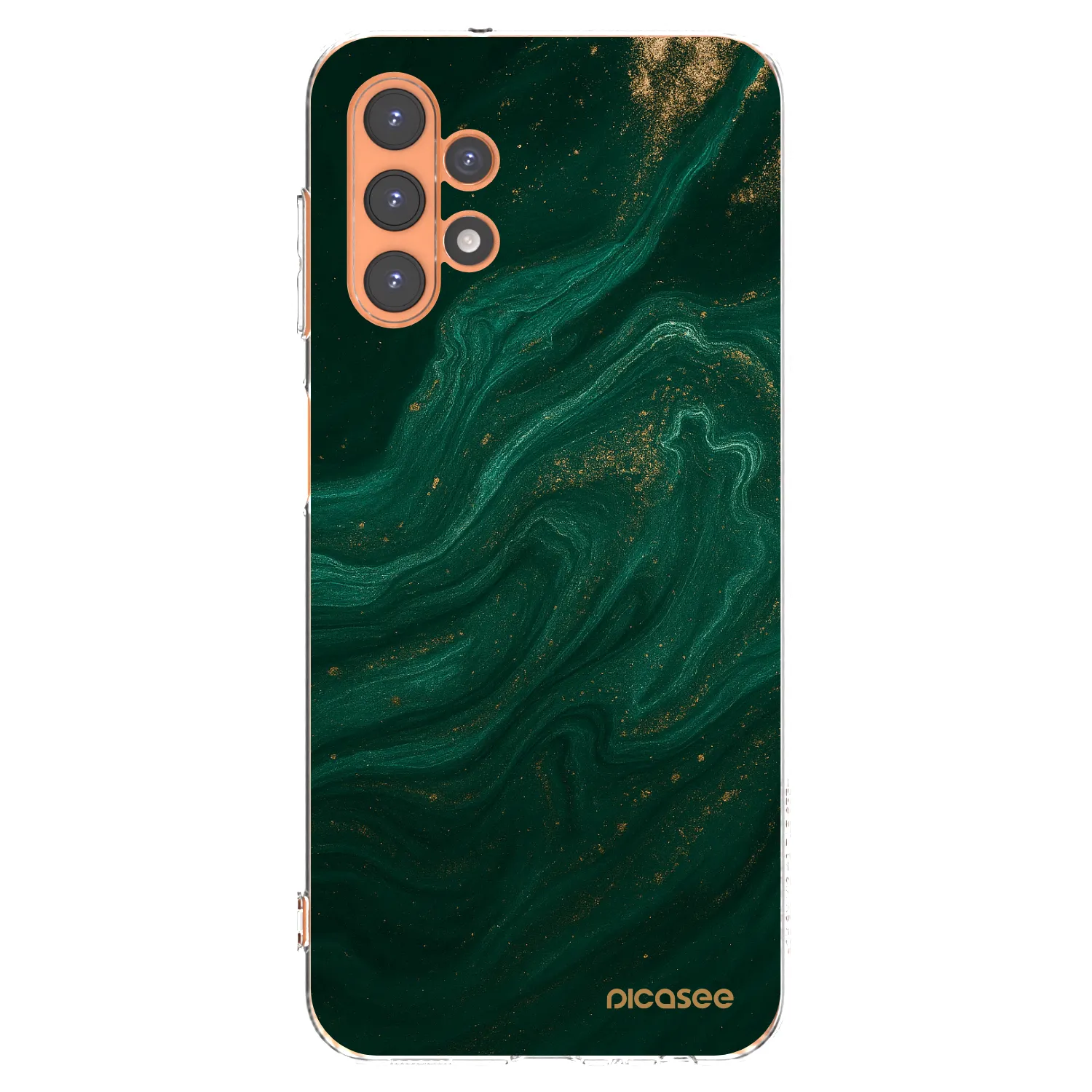 Picasee Samsung Galaxy A13 4G A135 Hülle - Transparentes Silikon - Green