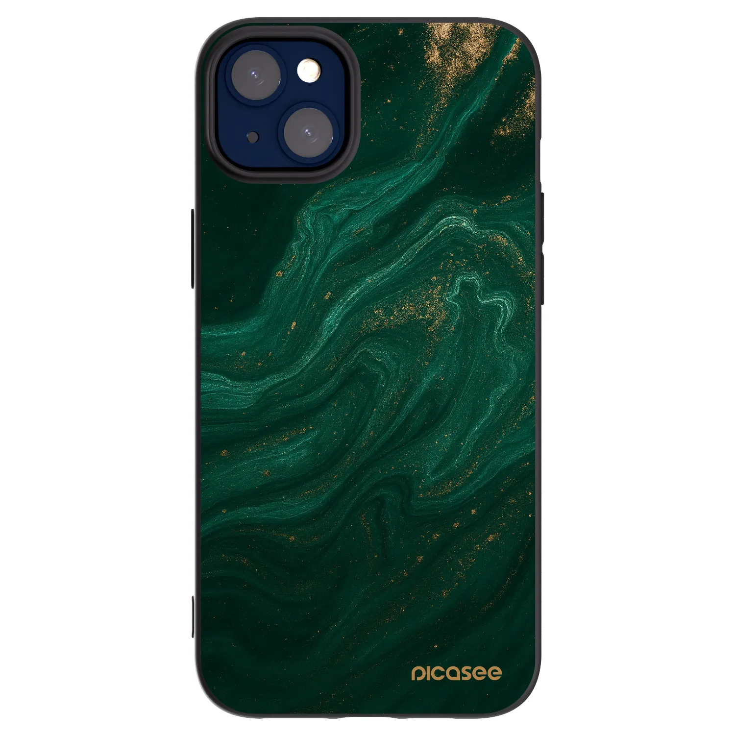 Picasee Apple iPhone 14 Plus Hülle - Schwarzes Silikon - Green