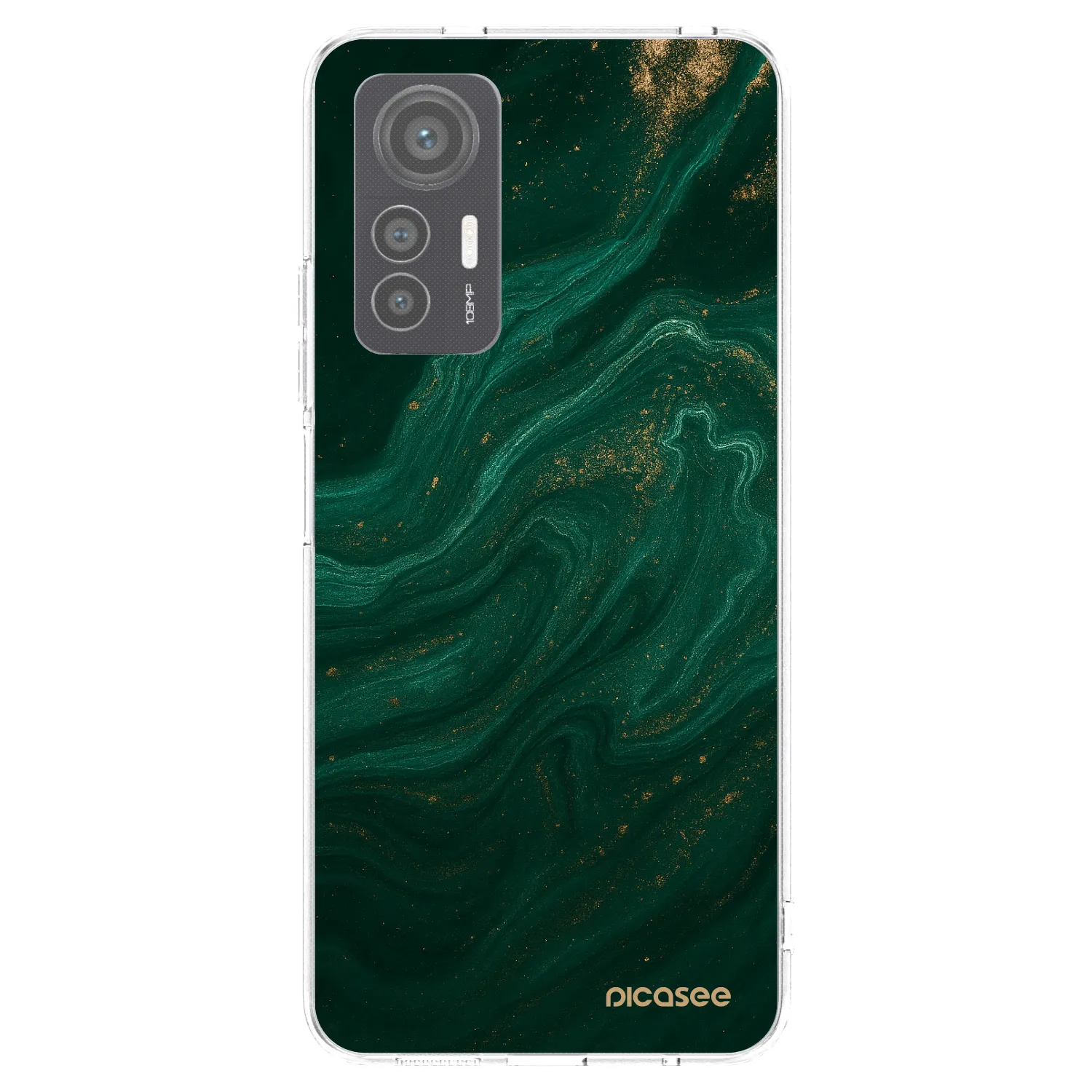 Picasee Xiaomi 12 Lite Hülle - Transparentes Silikon - Green