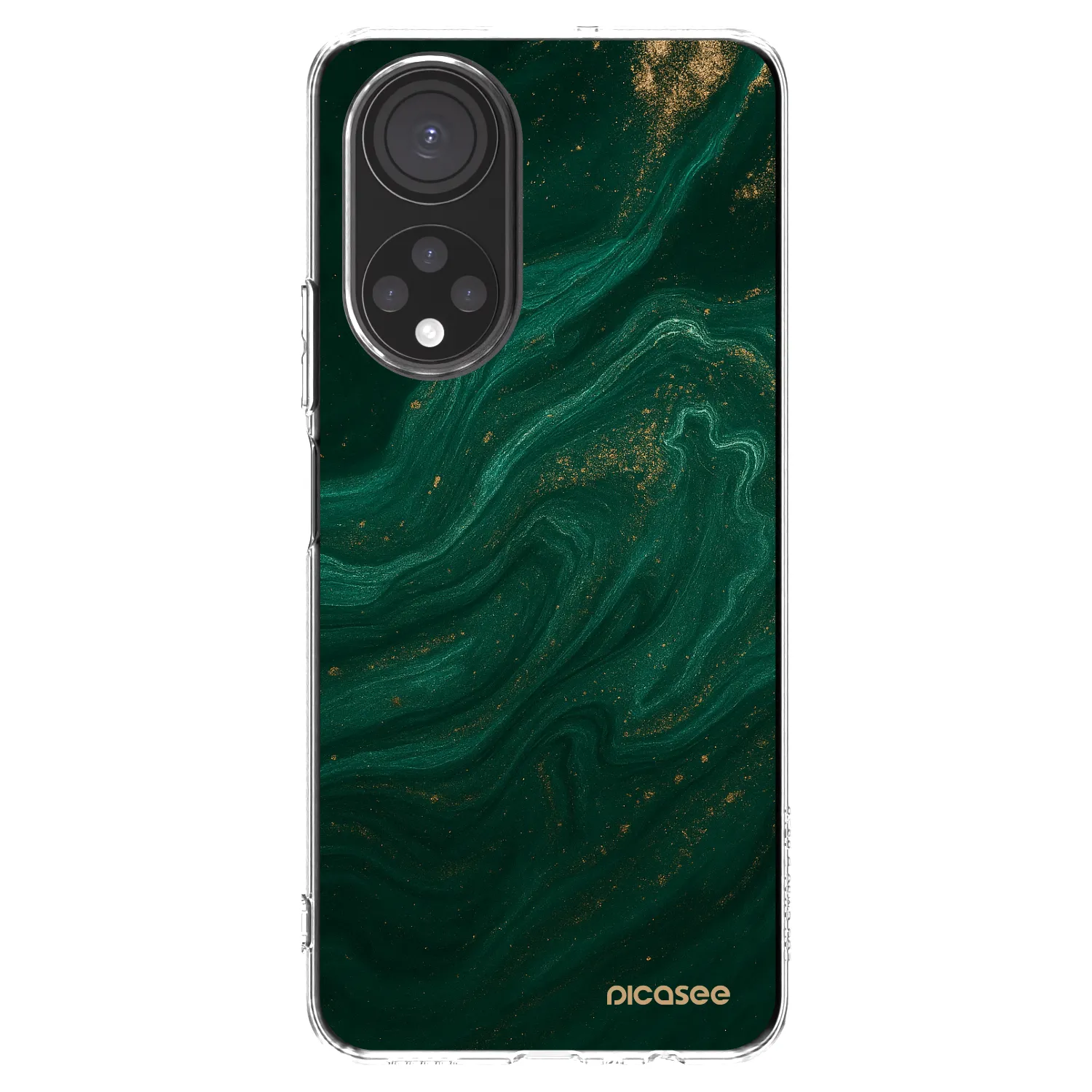 Picasee Honor X7 Hülle - Transparentes Silikon - Green