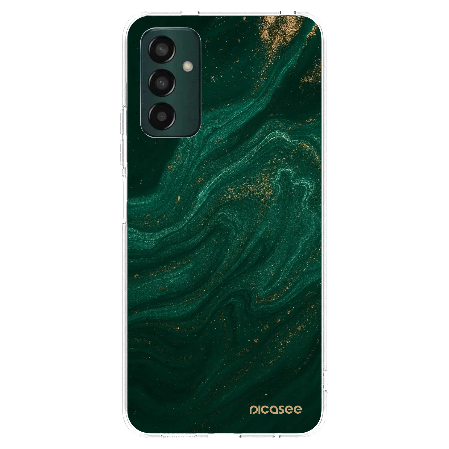 Picasee Samsung Galaxy M23 5G Hülle - Transparentes Silikon - Green