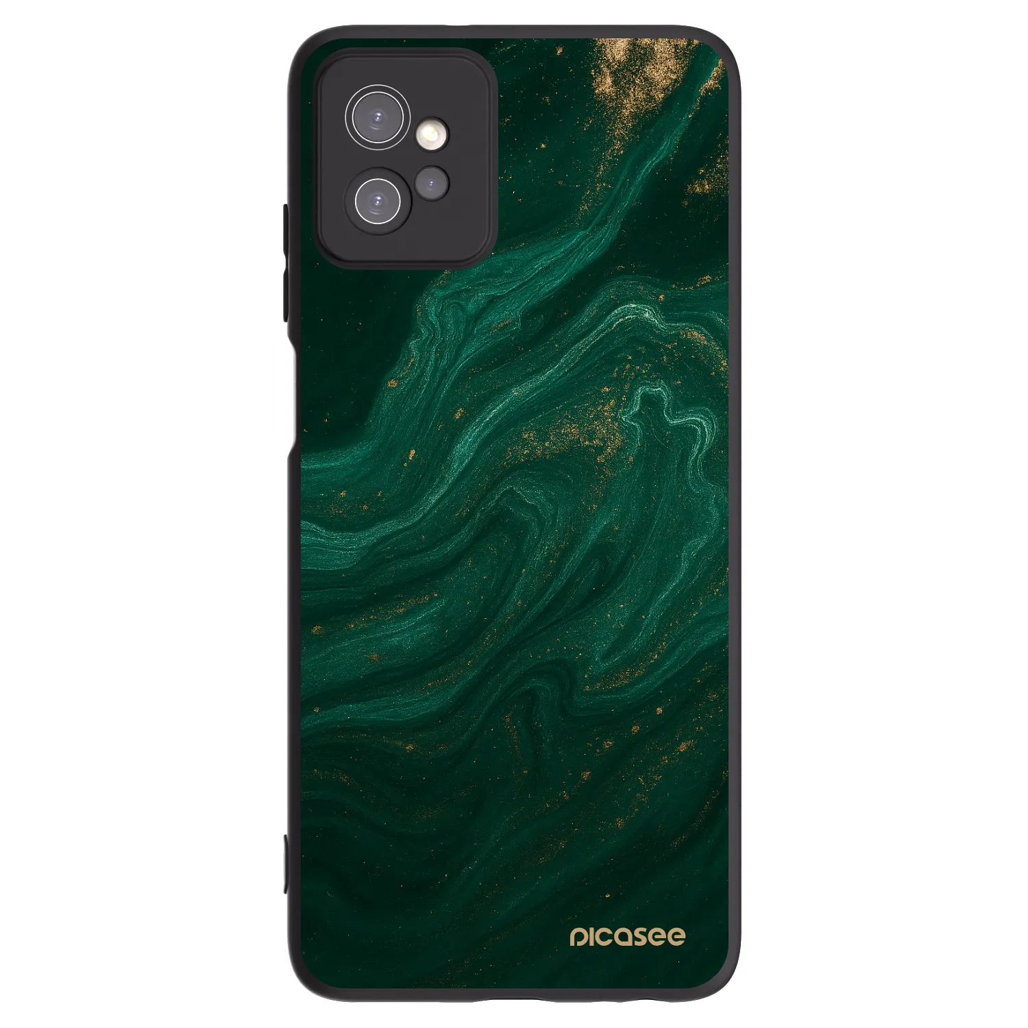 Picasee Motorola Moto G32 Hülle - Schwarzes Silikon - Green
