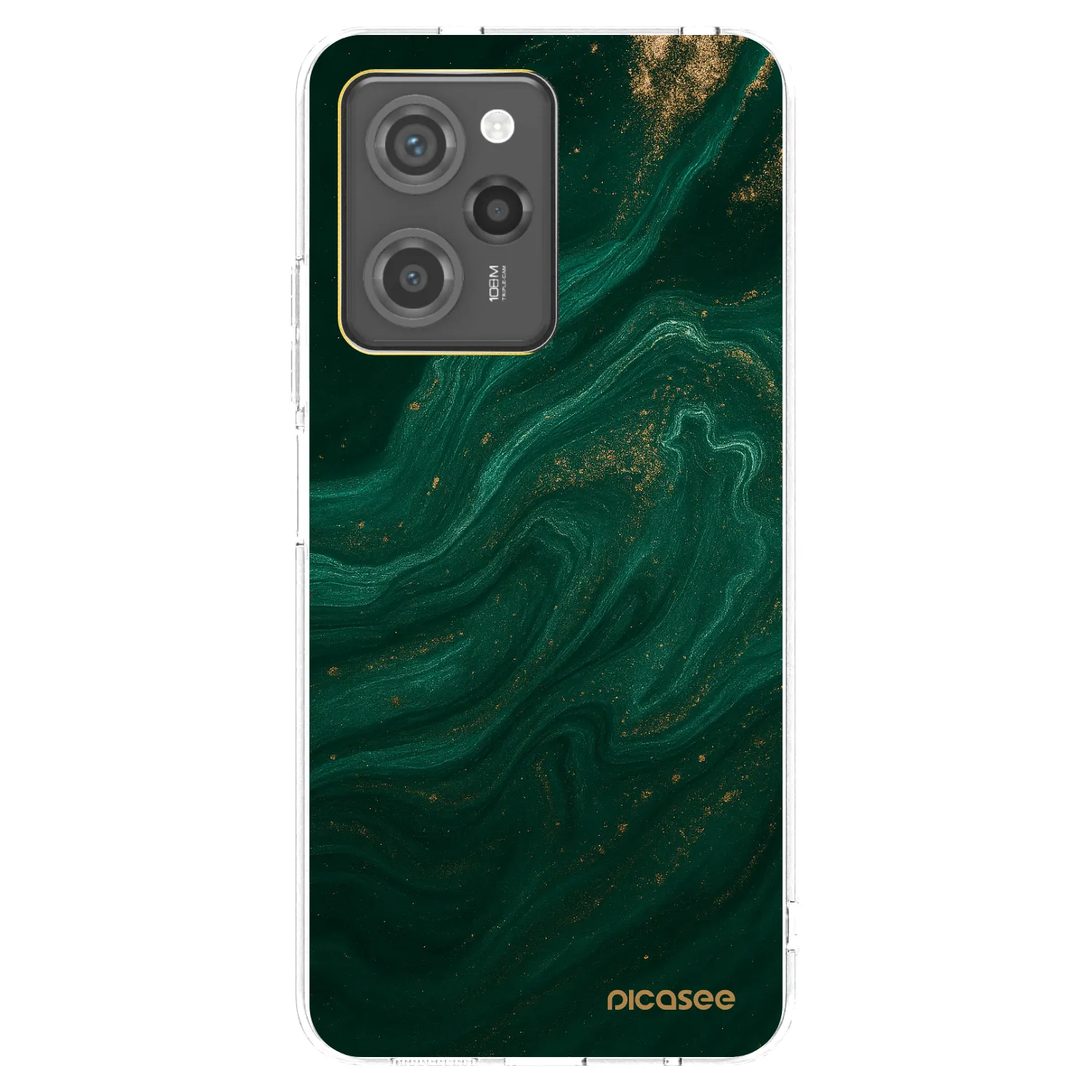 Picasee Xiaomi Poco X5 Pro Hülle - Schwarzes Silikon - Green