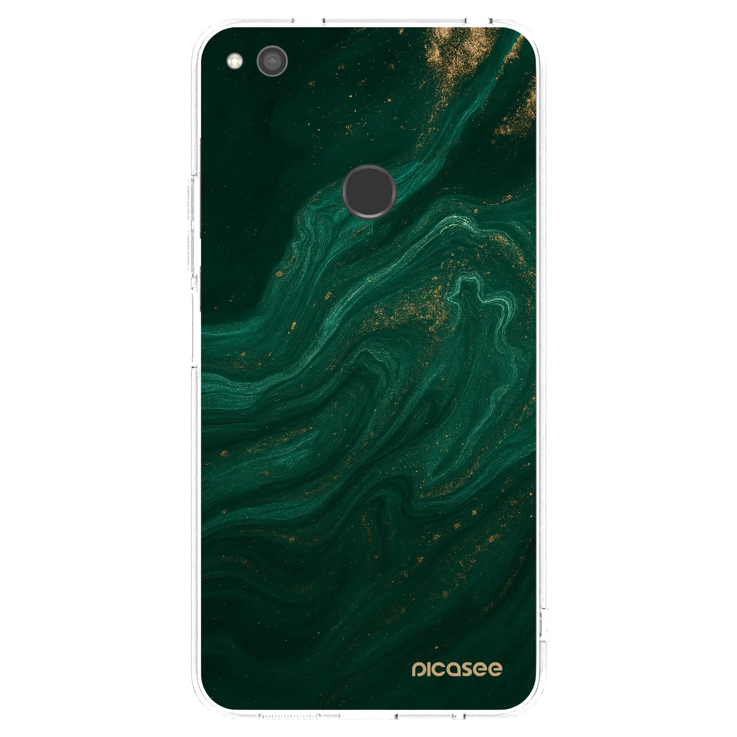 Picasee Huawei P9 Lite 2017 Hülle - Transparentes Silikon - Green