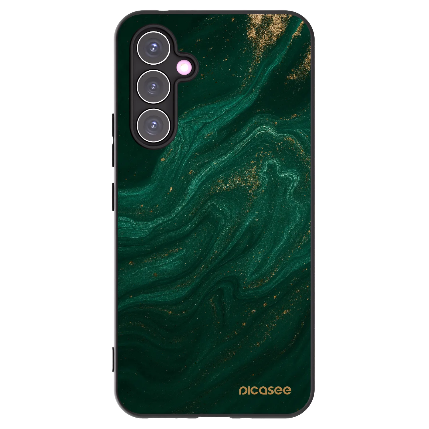 Picasee Samsung Galaxy A54 5G A546B Hülle - Schwarzes Silikon - Green