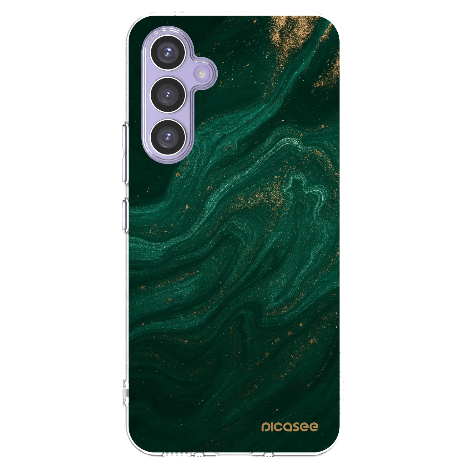 Picasee Samsung Galaxy A54 5G A546B Hülle - Transparentes Silikon - Green